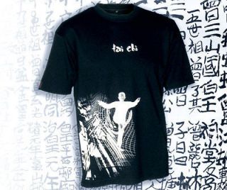 GMTee unique asian style Tai Chi New Font black T shirt