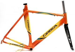 05 ORBEA CHRONO 52cm Tri TT Bike Frameset Alloy Carbon Fork TEAM