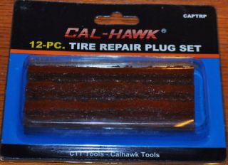 NEW CAL HAWK TOOLS CAPTRP 12 PIECE TIRE REPAIR PLUG SET 4 INCHES LONG