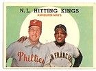 1959 Topps #317 NL HITTING KINGS Willie Mays Ashburn
