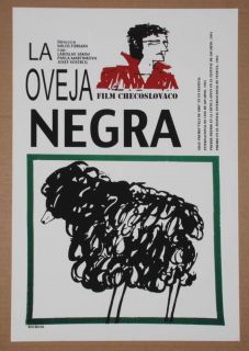 Cuban movie Poster 4 filmTha Black SHEEP Room art.La oveja negra