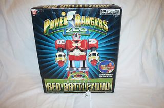 Power Rangers Zeo Deluxe Electronic Red Battlezord Megazord 100%
