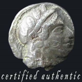 athens, attica, silver drachm, rare greek coin H567