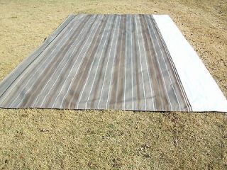 RV Awning Replacement Fabric 17 ft Bamboo/White A&E Sunchaser #18