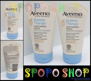 Aveeno Active Naturals Eczema Therapy Moisturizing Cream 5oz(140g) x2