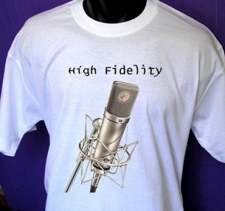 Neumann microphone T Shirt (mic,sound,aud io,AKG) U87 TSHIRT All Sizes