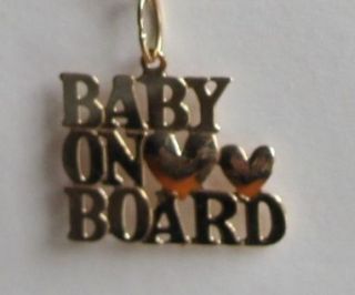 or charm 14k gold new child mother baby shower keepsakes jewelry