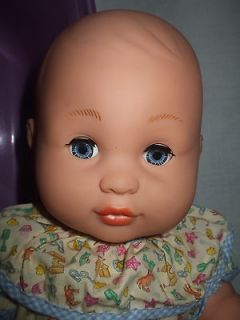 Baby Doll 16128 TS 16 Vinyl Drink&Wet Sleep Blue Eyes Newborn WITH