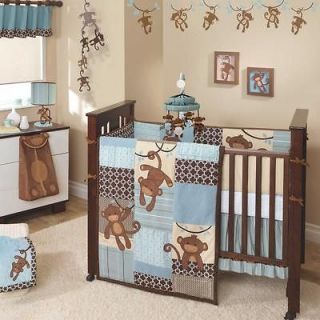 Giggles 6 Piece Baby Crib Bedding Set with Bumper by Lambs & Ivy