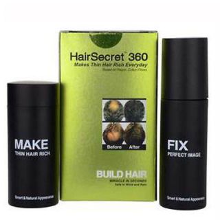 New Black Men Women 360 HairSecret Rich Hair Secret BUILDING FIBRES
