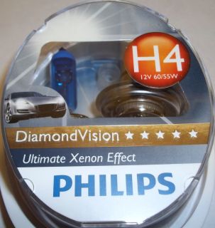 H4 DIAMOND VISION 5000k POWER HEADLIGHT CAR BULBS H4 DIAMOND VISION H4