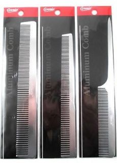 New Aluminum Barber Salon Combs Brush Cutting Styling Teasing USA Fast