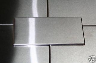 Newly listed 25 8x4 Stainless Steel Metal Kitchen Backsplash Tiles