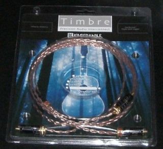 NEW Kimber Kable Timbre Audio Interconnects 1 meter WBT RCA MSRP $240