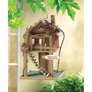 Treehouse Birdhouse Yard Garden Decorative Accent Outdoor Living