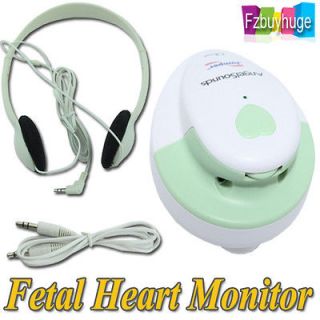 Green Angelsounds Baby Heartbeat Fetal Doppler Baby Monitor Care