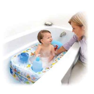 Sesame Street Baby Toddler Safty Bath Snug Tub Bathtub Inflatable NEW