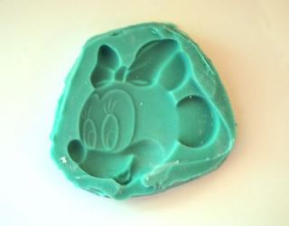 Silicone Mould Minnie mouse baby face for Sugarcraft Cake Decorating