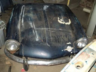 Triumph Spitfire HOOD assembly mk3 1967 70 with grill and lamps