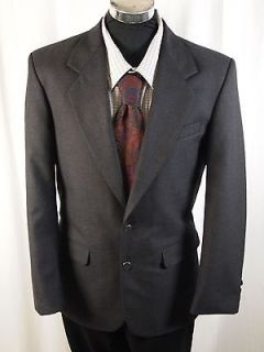 Balenciaga Mens Dark Grey Wool Blend Suit Jacket Blazer Chest 38