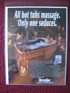 2005 Print Ad Thermospas Spa Jacuzzi Hot Tub ~ Massage & Seduce