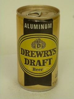 1967 Early Aluminum Drewrys Draft Mini Keg Beer Can So Bend IN Tavern