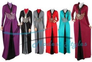 NEW Design Muslim Maxi Dress [Abaya, Kaftan, Burka, Islam] USA