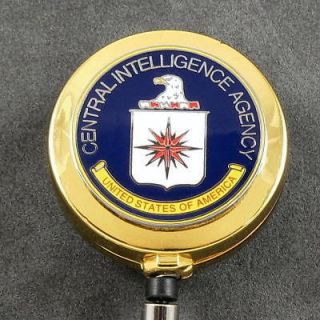 CIA Security Badge Retractable ID Holder Reel