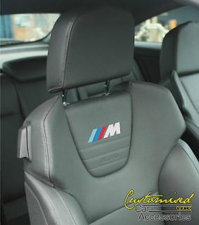 4x Imitation Embroidered Badges for Leather/Cloth Seats BMW AC