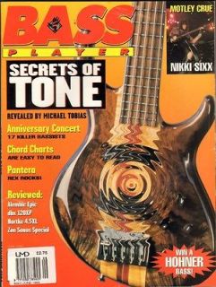 BASS PLAYER Guitar Magazine May/Jun/1994 Motley Crue Pantera Michael