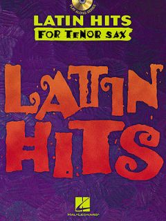 Latin Hits Tenor Sax Solo Sheet Music 10 Songs Saxophone Play Along