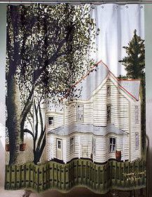 Primitive Billy Jacobs Fabric Shower Curtain Farm G randmas House