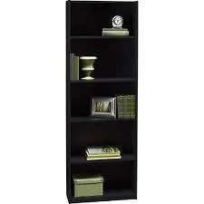 Ameriwood 5 Shelf Bookcase Multiple Finishes Adjustable 9.31 x 24.68 x