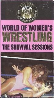 World Of Womens Wrestling   The Survival Sessions (VHS, 1991) Rare