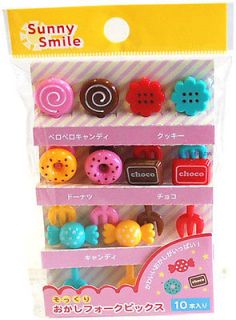 NEW BENTO LUNCH BOX ACCESSORY   sweet donuts candy choco cupcake
