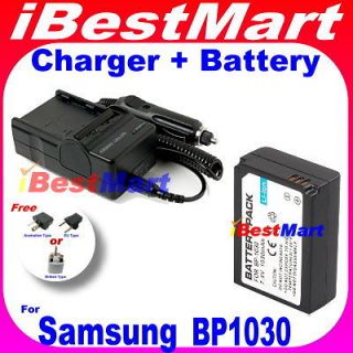 Battery+Charge r for Samsung BP1030 BP 1030 NX 200 NX200 NX210 NX 1000