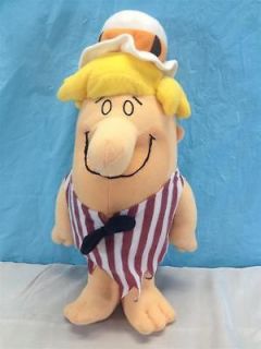 The Flintstones Barney Rubble Beach Outfit 15 Stuffed Plush Doll