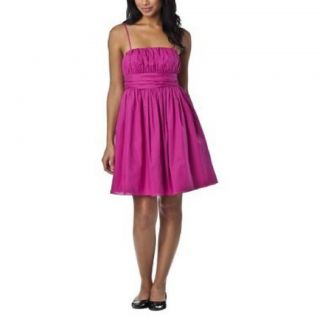 LUELLA BARTLEY for Target Womens Pink Spaghetti Strap Dress Empire