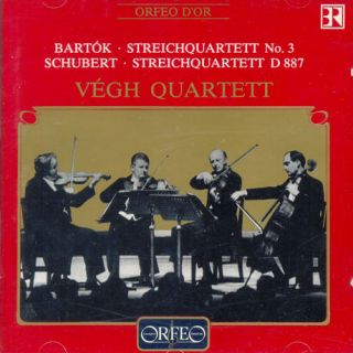 Bartok Schubert String Quartet Album Vegh Quartett CD *SEALED*