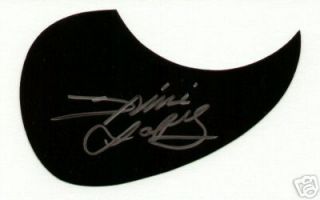 Trini Lopez autographed signed Guitar Pick Guard