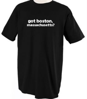 GOT BOSTON,MASSACH USETTS ? US CITY STATE T SHIRT TEE SHIRT