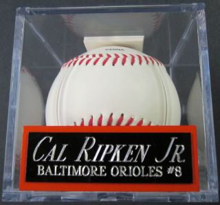 Cal Ripken Jr. Orioles NAMEPLATE FOR AUTOGRAPHED SIGNED Baseball