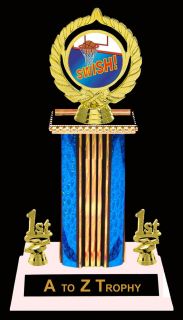 BASKETBALL TOURNAMENT TROPHY MVP HOOP FANTASY CHAMPION TROPHIES FOR