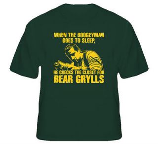 Man Vs Wild Bear Grylls Knife Boogeyman T Shirt