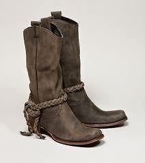 BED STU Urban Outfitters Distressed Leather Moto Boots 7.5