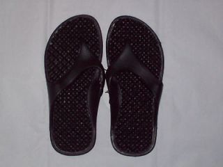 Black Comfort Sport Flip Flops With Bubble Foot Bed size M (12/13