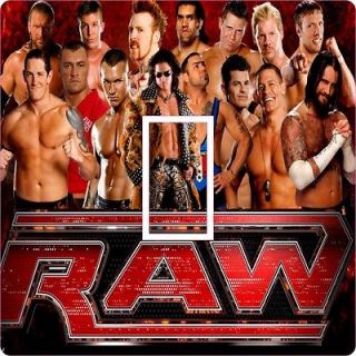 LS067 WWE RAW BEDROOM LIGHT SWITCH COVER / STICKER