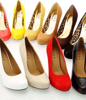 Ladies High Heel Platform Pumps Court Shoes UK Size 3 4 5 6 7 8 BECKY
