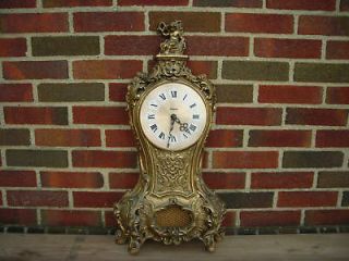 Newly listed vinatge wall clock burwood battery run ornate french