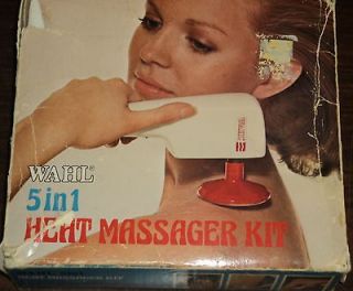 WAHL 5 IN 1 HEAT MASSAGER KIT VERY NICE